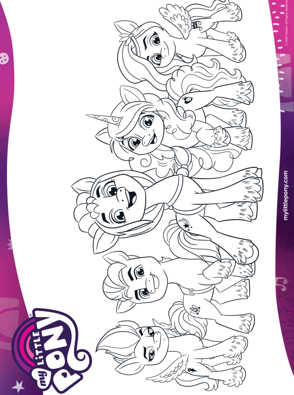 Kids-n-fun.com | Coloring page My Little Pony Next Generation My little